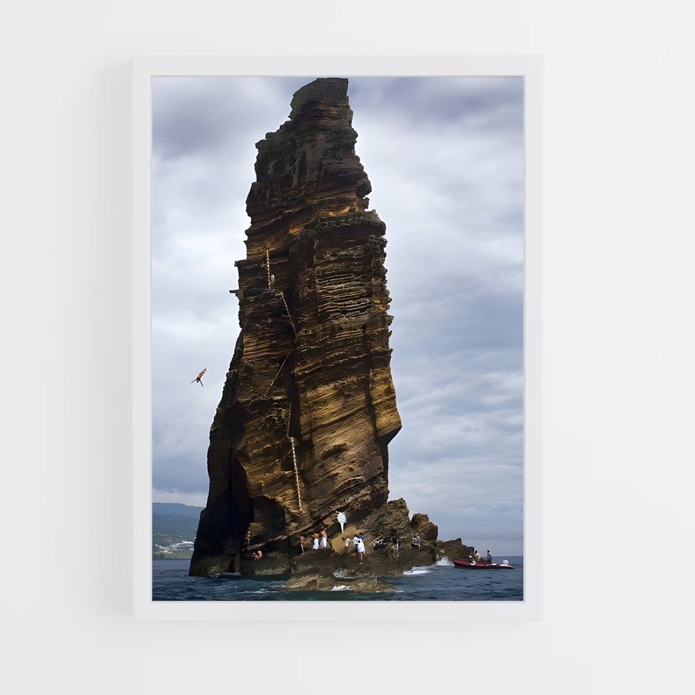 Poster Cliff de diving extrême – affiche Plongeon de falaise (vue 3)